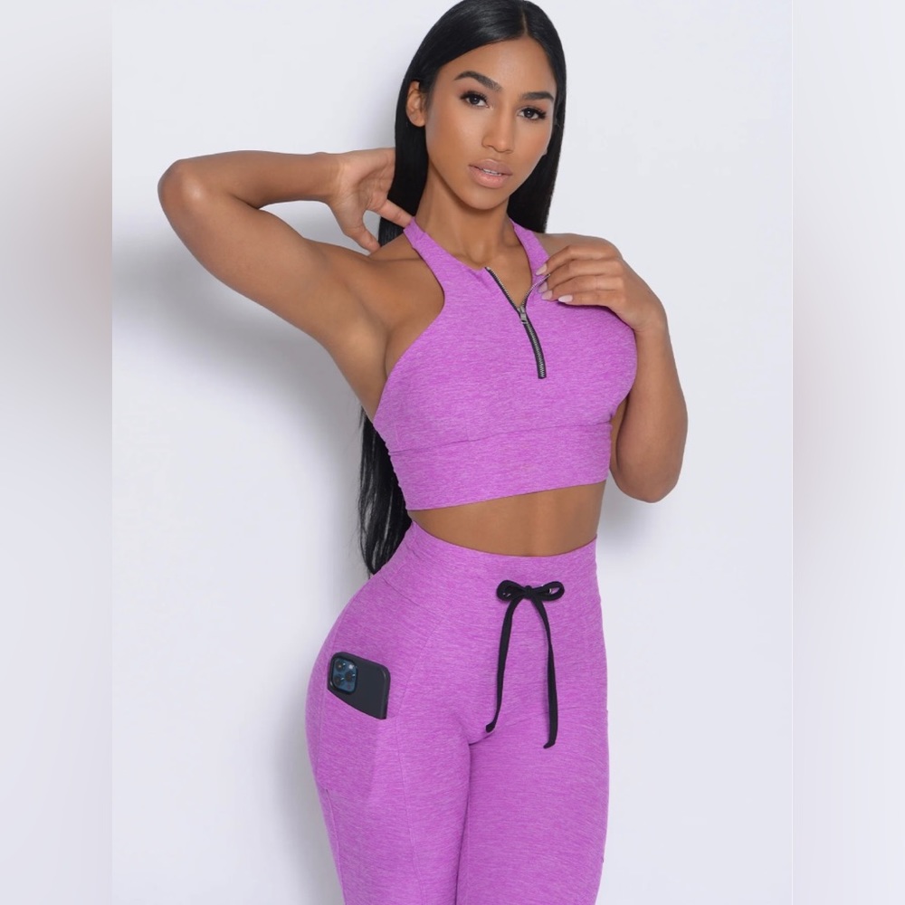 Bombshell hot pink set workout